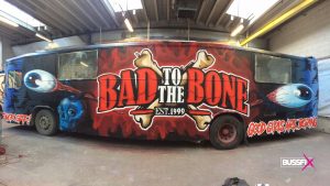 Graffiti russebuss bad to the bone 2018